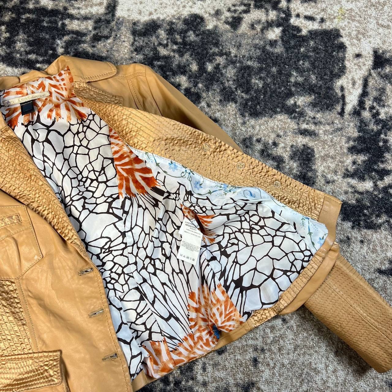 Roberto Cavalli Roberto Cavalli Luxury Pelle Leather Jacket Size S / US 4 / IT 40 - 6 Thumbnail