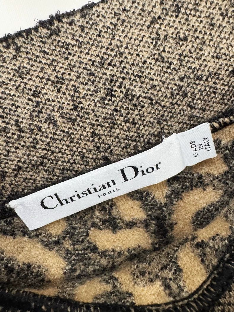 Dior Dior Leopard Print Wool Skirt Size 34-2505 Size 33" - 2 Thumbnail