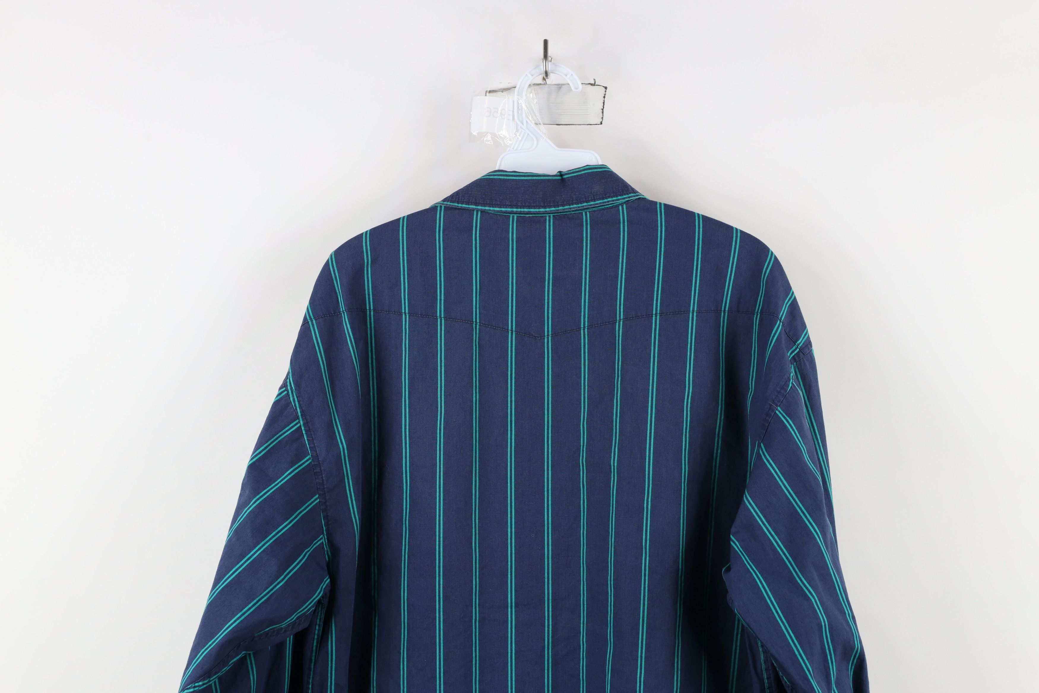 Vintage Vintage 90s Rockabilly Western Rodeo Snap Button Shirt Size US M / EU 48-50 / 2 - 9 Thumbnail