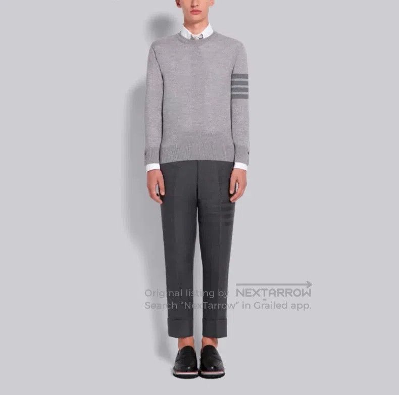 Thom Browne Thom Browne Round collar striped long sleeves Size US S / EU 44-46 / 1 - 6 Thumbnail