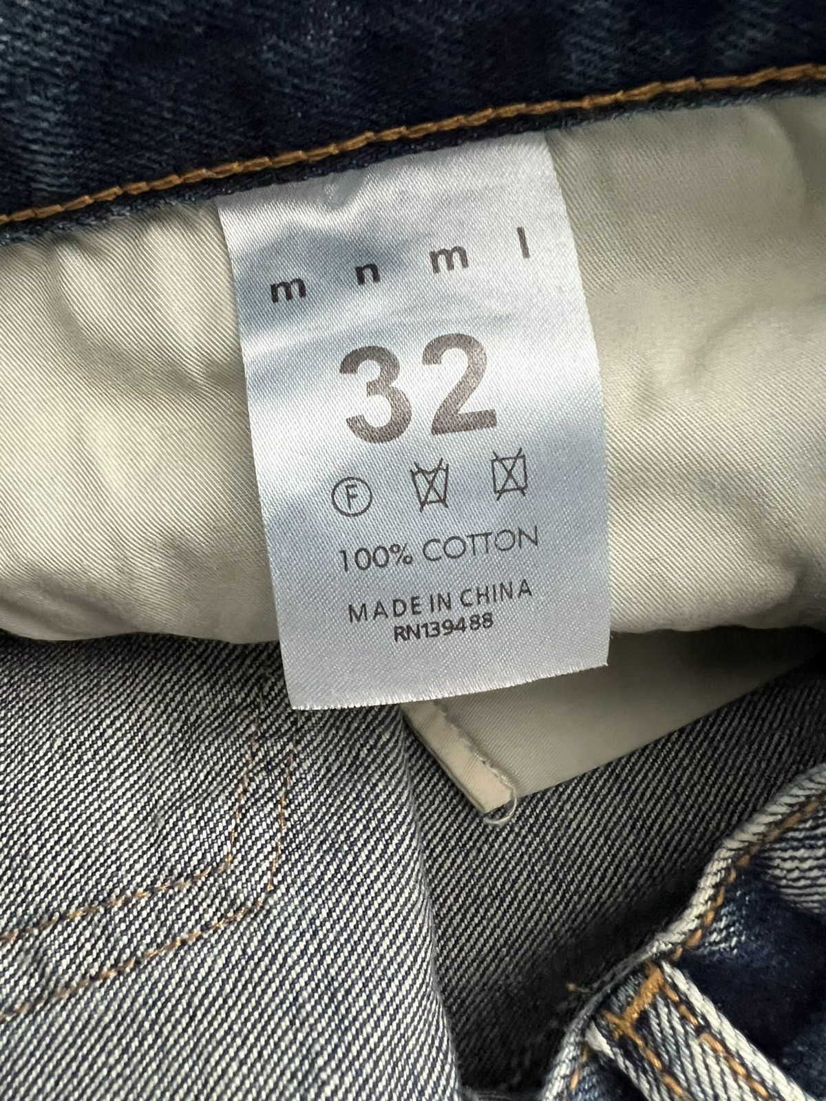 MNML Mnml Ripped Denim Jeans Size US 32 / EU 48 - 5 Thumbnail