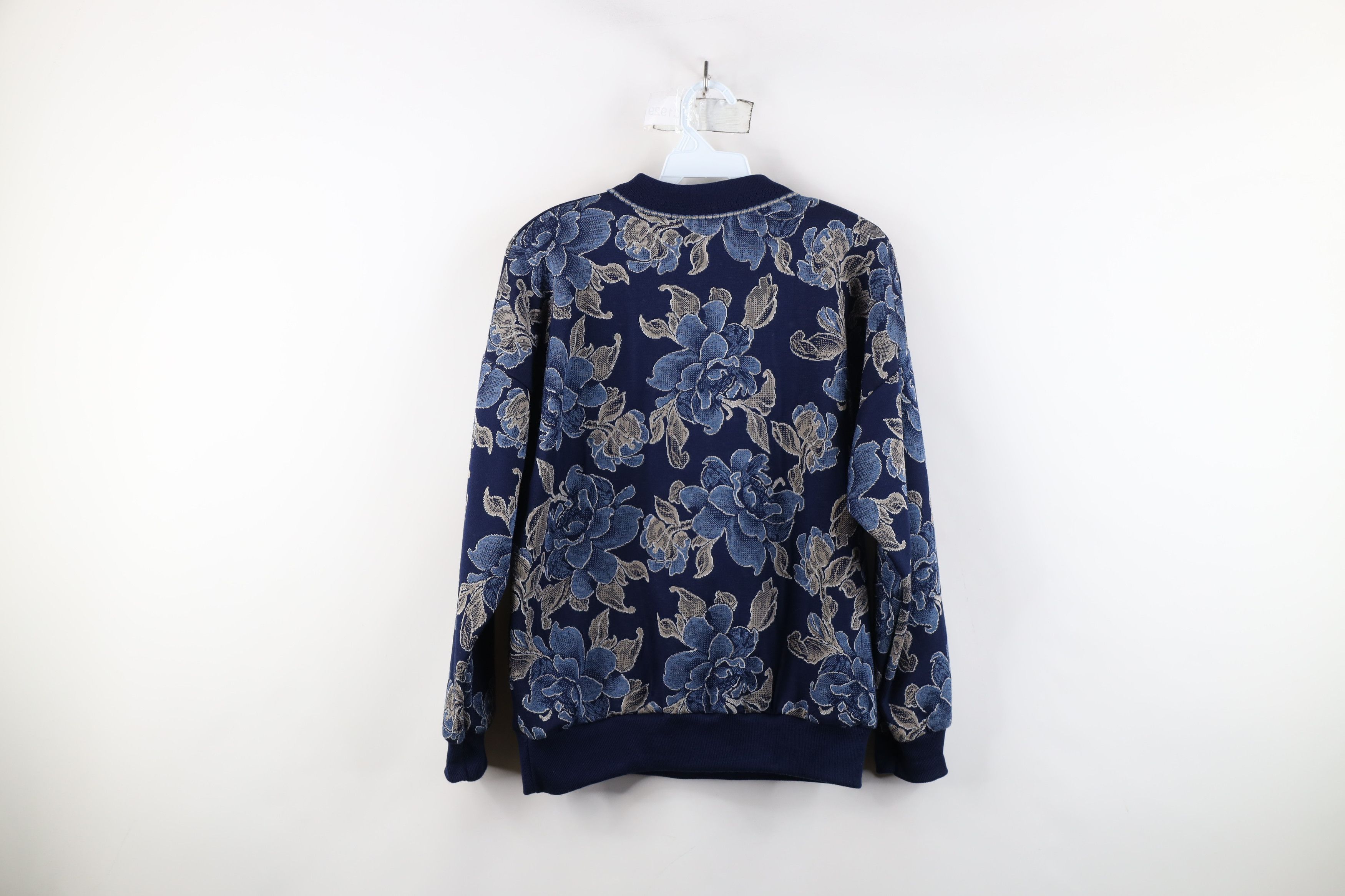 Vintage Vintage 90s Streetwear All Over Print Collared Sweater USA Size M / US 6-8 / IT 42-44 - 8 Thumbnail