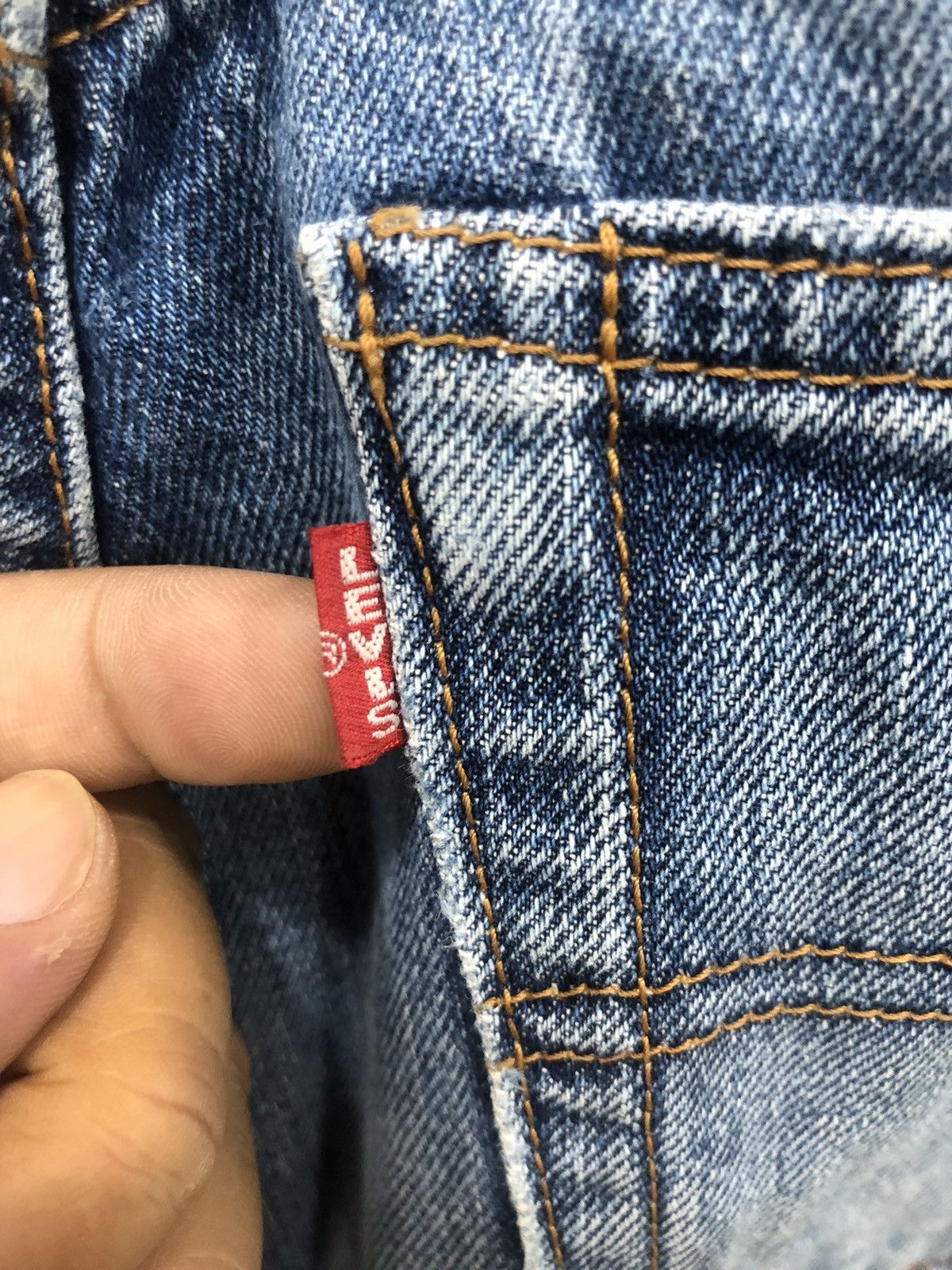 Levi's Levi’s 502 Big E Selvedge Baggy Denim Pants Size US 31 - 4 Thumbnail