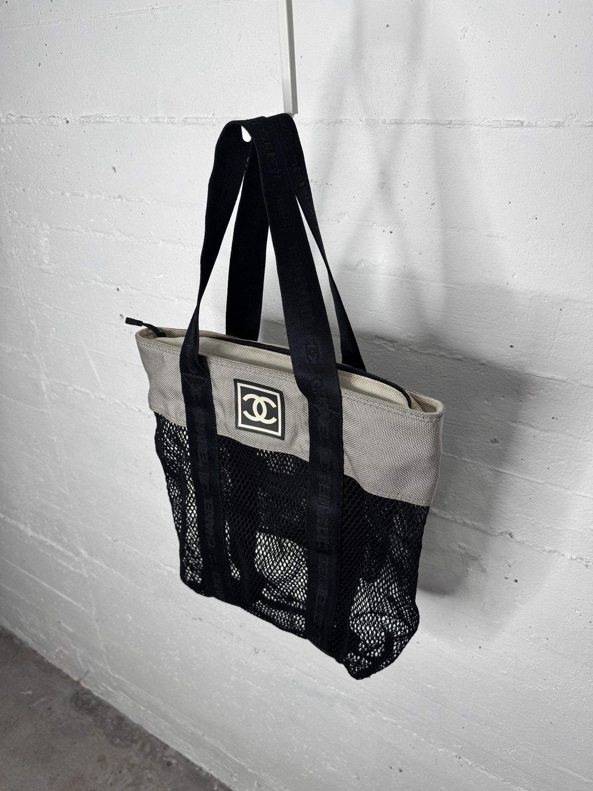 Chanel 2003 CC Chanel Sports Line Mesh Tote Bag by Karl Lagerfeld Size ONE SIZE - 1 Thumbnail