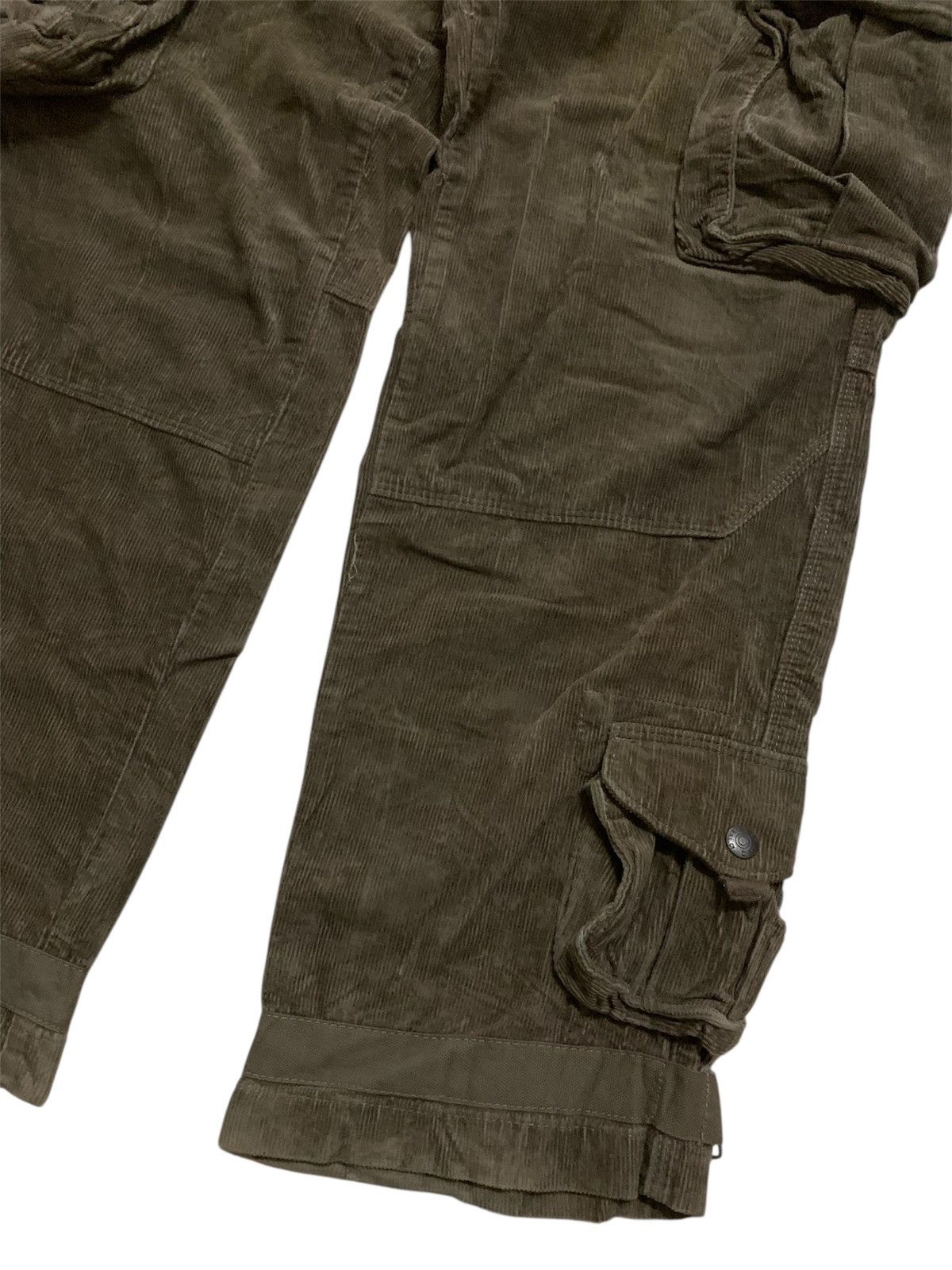 Polo Ralph Lauren 💥Vtg Polo Ralph Lauren Corduroy Tactical Cargo Pant Size US 31 - 6 Thumbnail