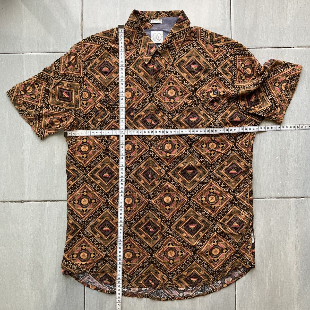 Other × Vintage Volcom Stone Graphic Print Traditional Batic Style Size US S / EU 44-46 / 1 - 23 Thumbnail