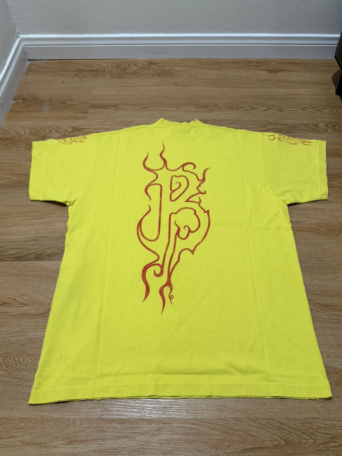 Balenciaga Balenciaga Darkwave yellow shirt Size US M / EU 48-50 / 2 - 3 Thumbnail