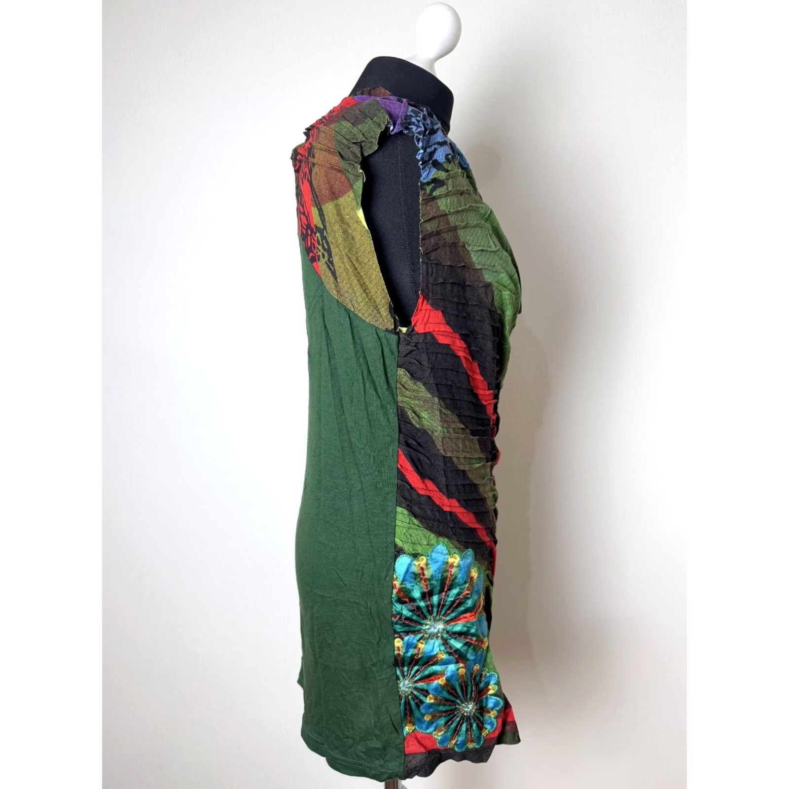 Desigual Desigual womens shirt tunic Size XL Multicoloured Size XL / US 12-14 / IT 48-50 - 2 Thumbnail