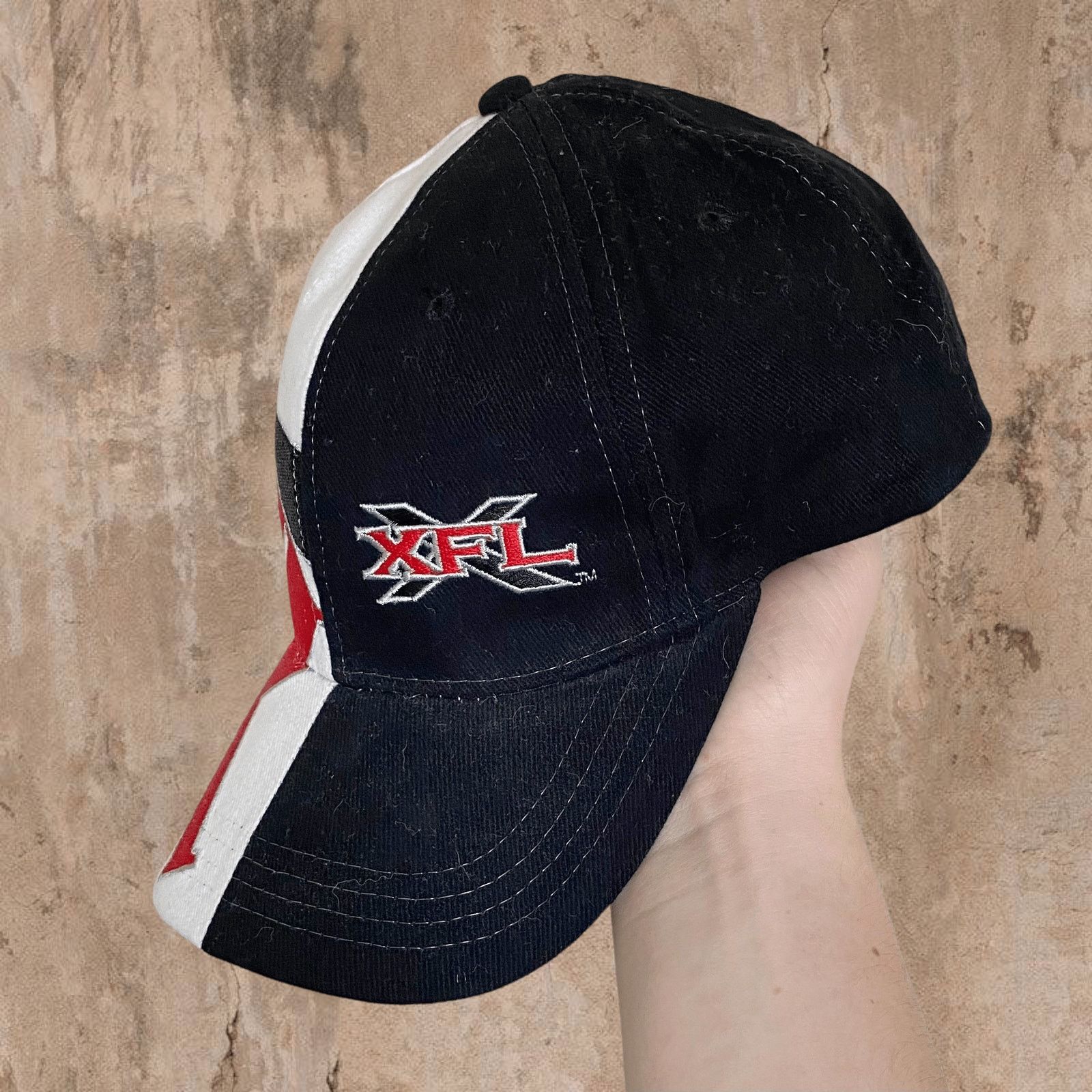 Vintage Vintage Y2K XFL Hat OSFA Large Embroidered Drew Pearson Size ONE SIZE - 2 Thumbnail