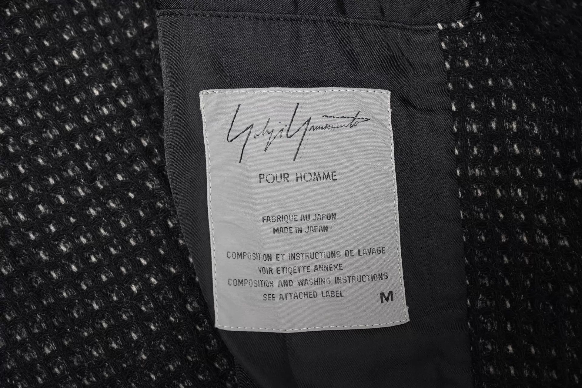 Yohji Yamamoto Yohji Yamamoto 1997AW Waffle Knit Jacket M Size US M / EU 48-50 / 2 - 8 Thumbnail