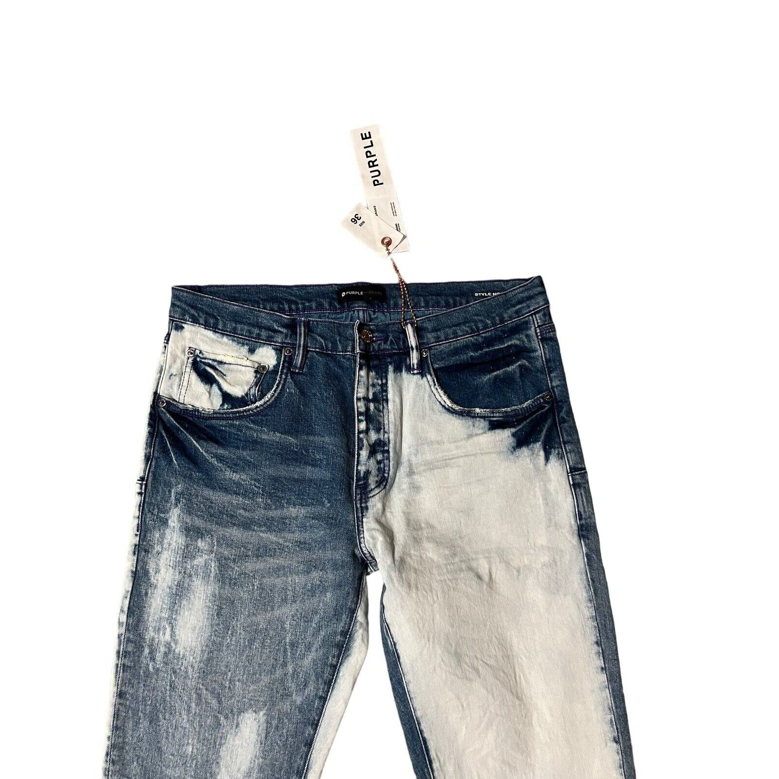 Purple × Purple Brand Purple Brand Jeans Mens Slim Fit Blue $295 Size 36/32 Size US 36 / EU 52 - 2 Thumbnail