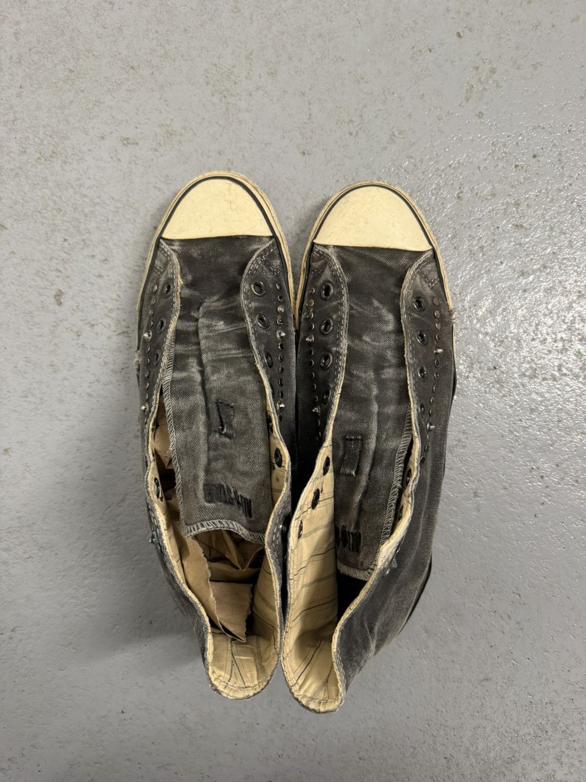 Converse × John Varvatos John Varvatos x Convers Metal Rivets Sneakers Size US 13 / EU 46 - 9 Thumbnail