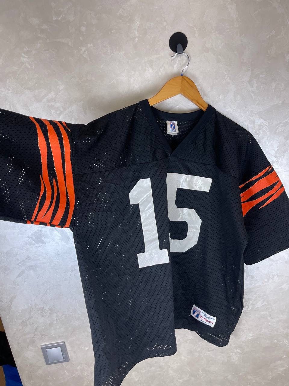 Logo 7 Vintage Logo 7 NFL Jersey #15 Black Mesh USA Size XL 50-52 Size US L / EU 52-54 / 3 - 4 Thumbnail