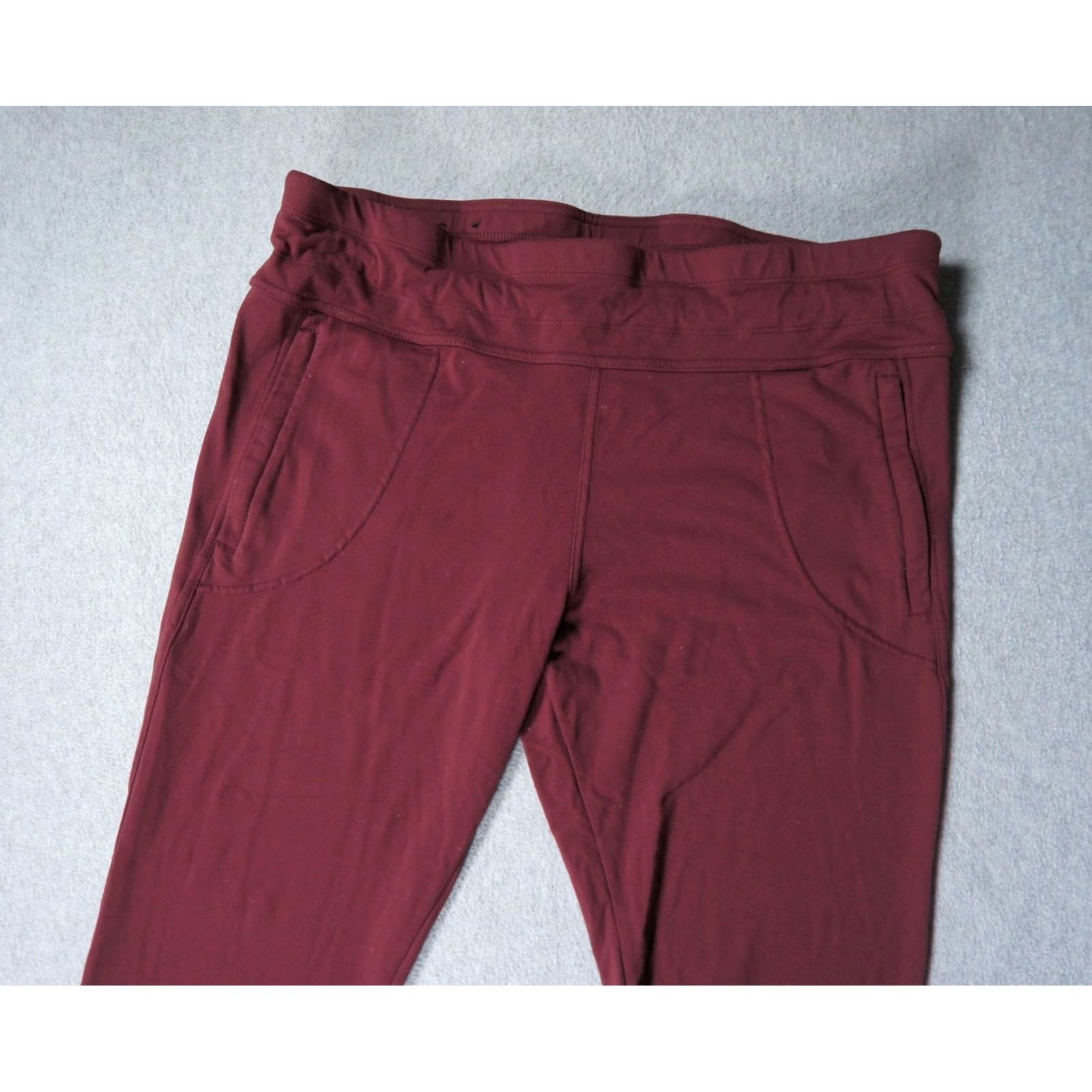 Vintage Kuhl Pants Womens XL Burgundy Leggings Jogger Hiking Outdoor Stretch Size 40" / US 18 - 2 Thumbnail