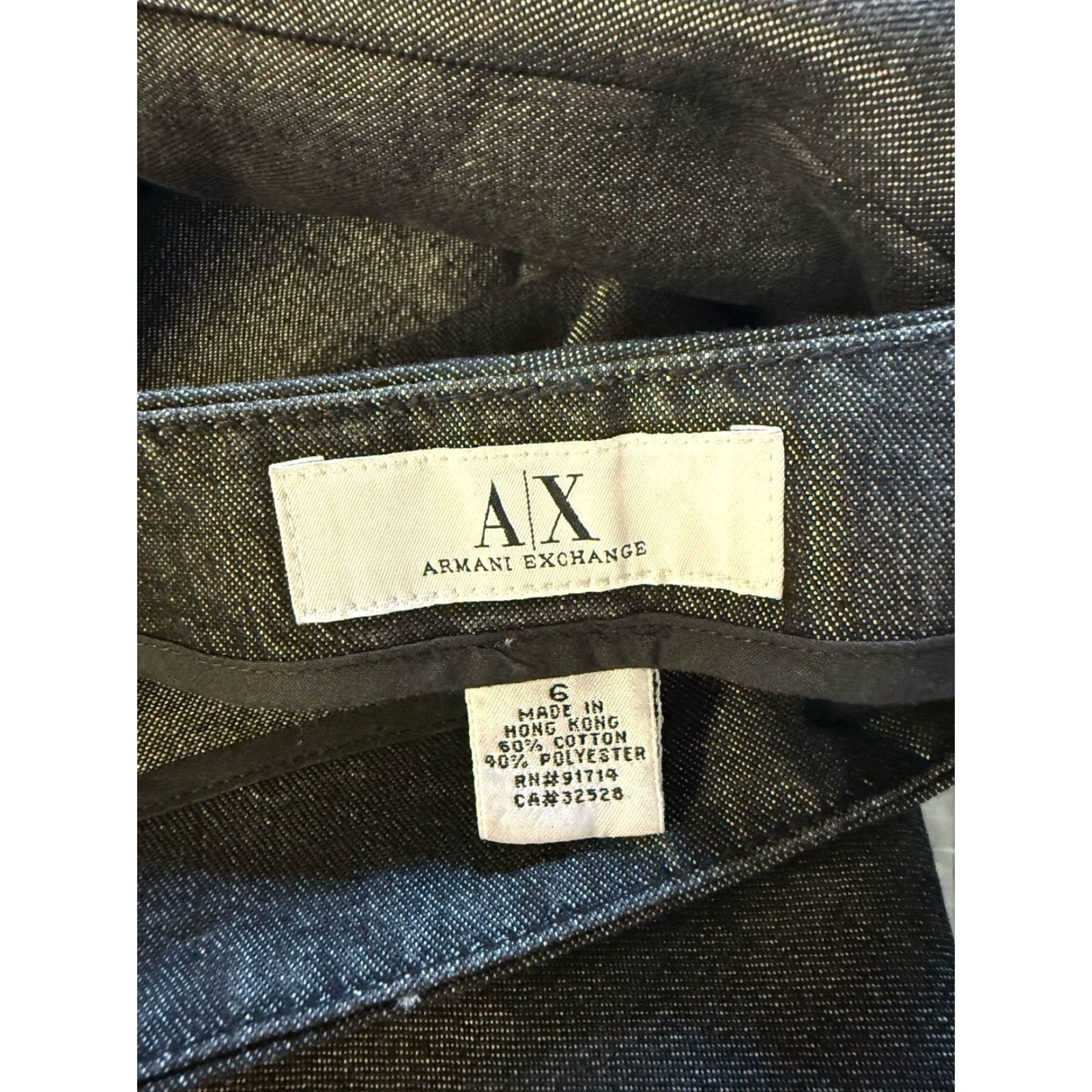 Armani Exchange Armani Exchange Womens Gray A-line Skirt Size 6 Size 28" / US 6 / IT 42 - 3 Thumbnail