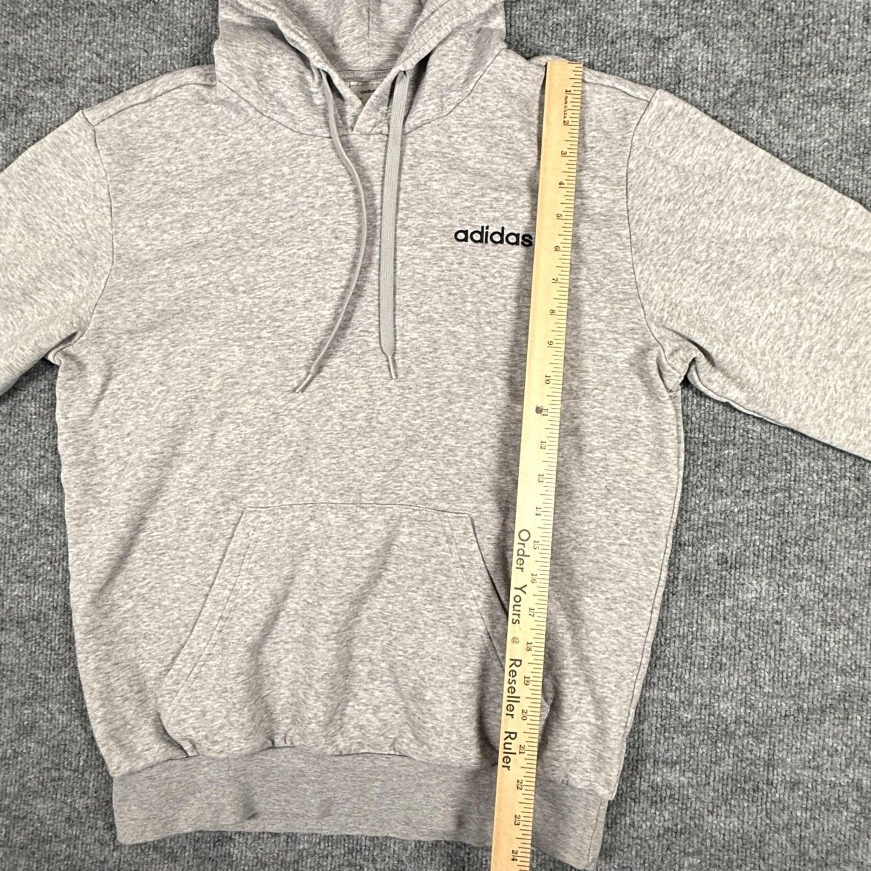 Adidas Adidas Hoodie Mens S Gray Pullover Sweatshirt OV9001 FL6310 Athletic Logo Size US S / EU 44-46 / 1 - 5 Thumbnail