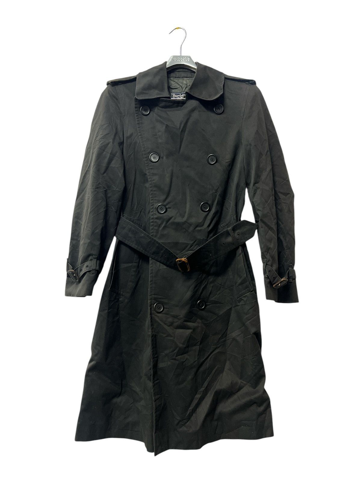 Burberry BURBERY BLACK TRENCH COAT Size US M / EU 48-50 / 2 - 1 Thumbnail
