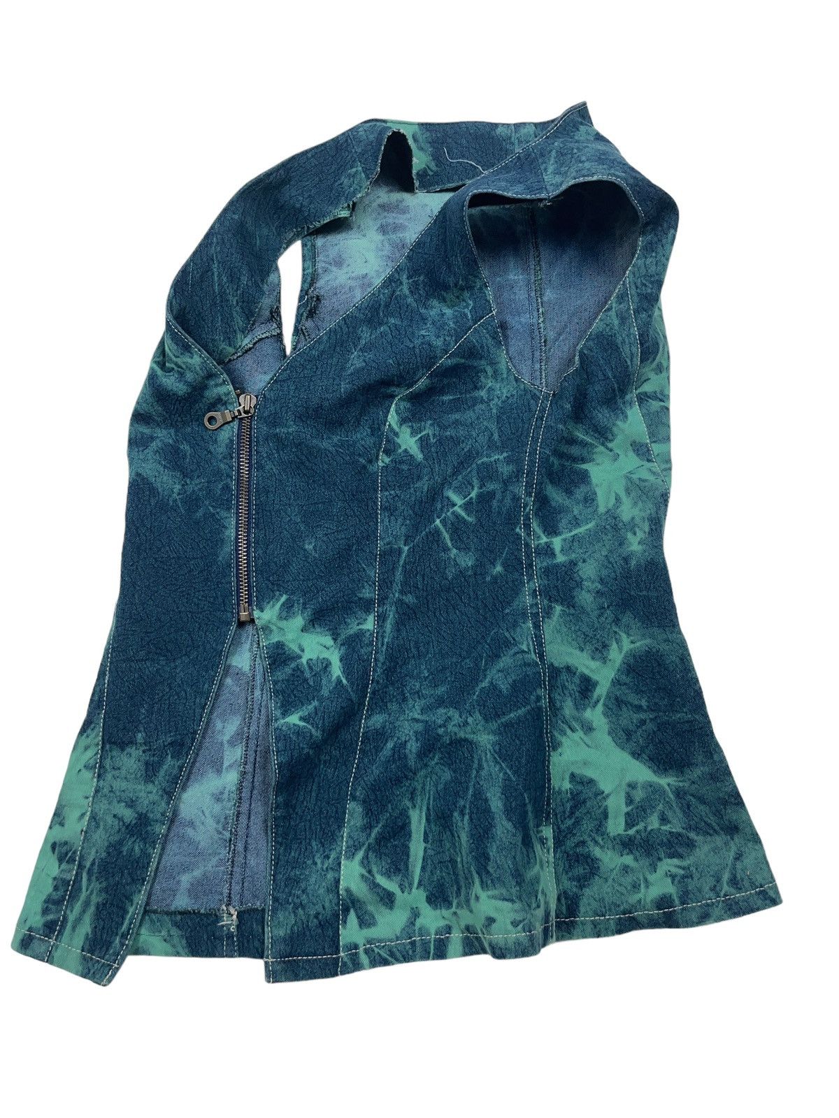 Japanese Brand Vintage Jean Paul Gaultier Style Denim Vest Size S / US 4 / IT 40 - 6 Thumbnail