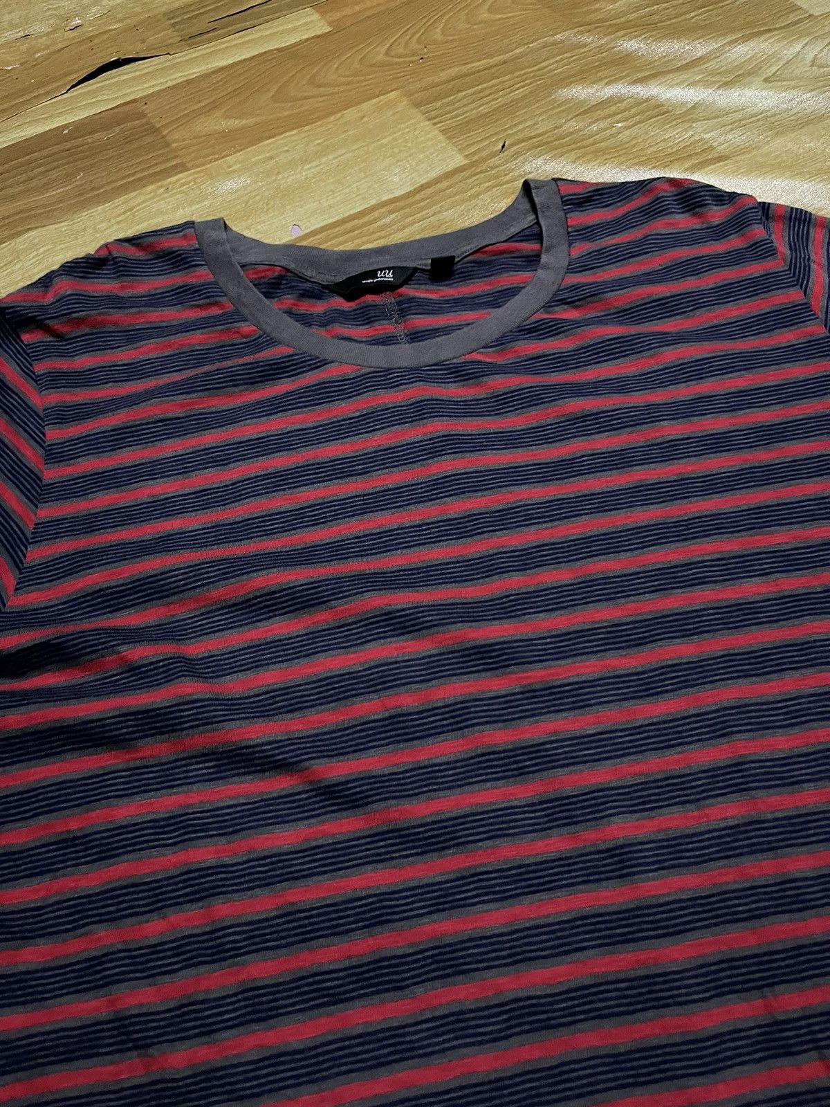 Japanese Brand × Undercover × Uniqlo Undercover By Uniqlo Stripe Design Tee Size US L / EU 52-54 / 3 - 3 Thumbnail