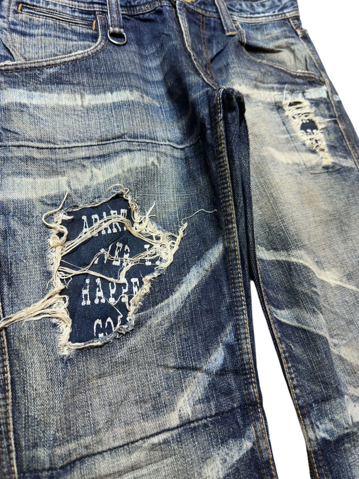 Nicole Club Vintage Hideaways By Nicole Flare Grung Bondage Denim Size US 31 - 5 Thumbnail