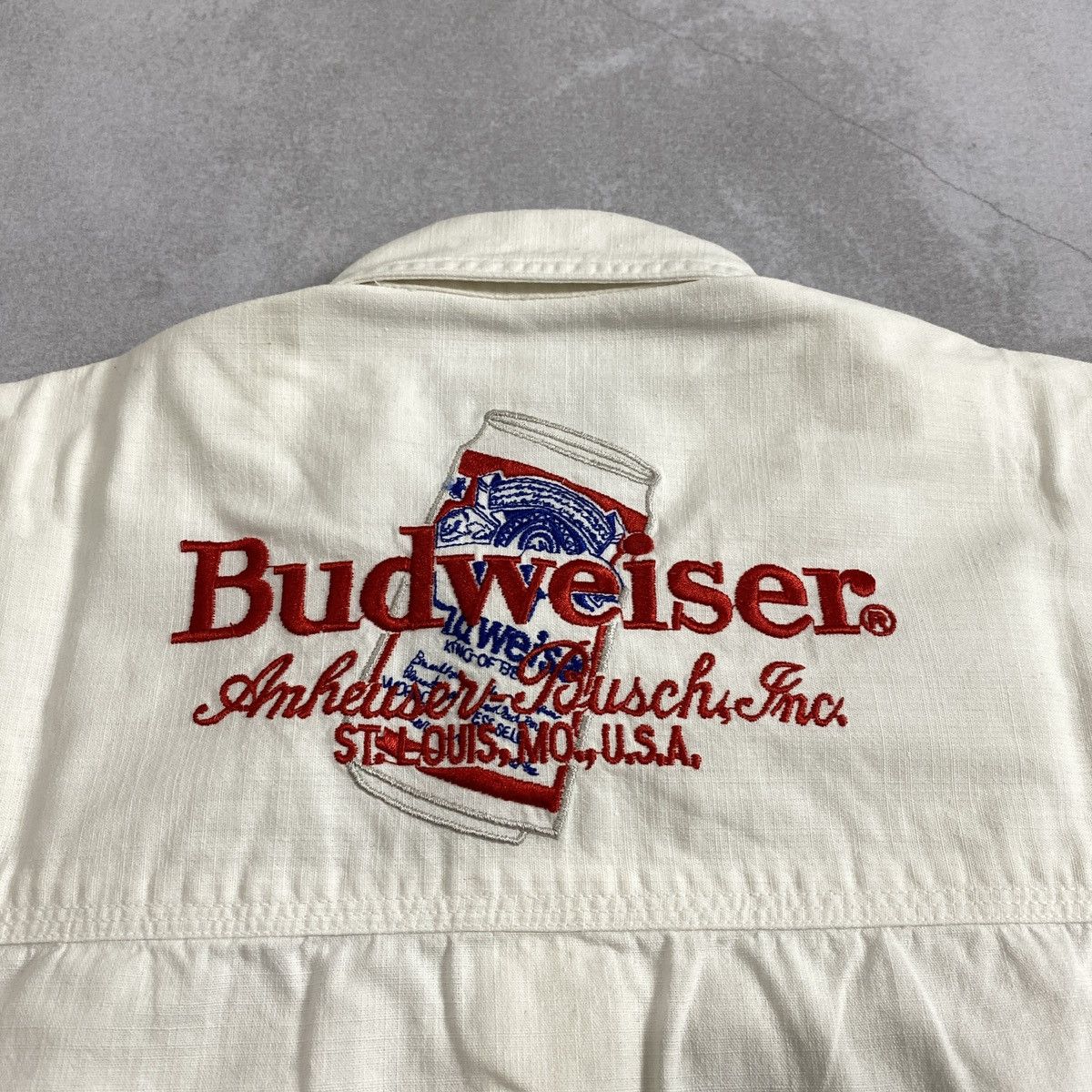 Budweiser Vtg 90’s Budweiser Double Pocket Shirt Size US M / EU 48-50 / 2 - 8 Thumbnail