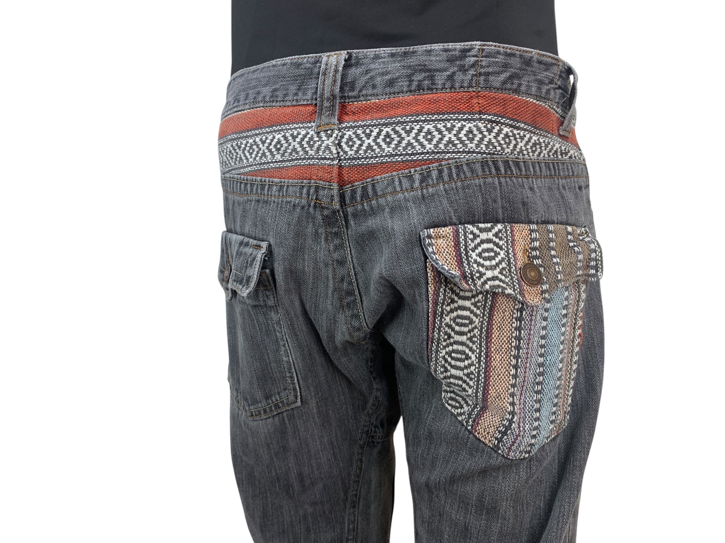 Japanese Brand Modish Double Waist Jeans Size US 34 / EU 50 - 13 Thumbnail