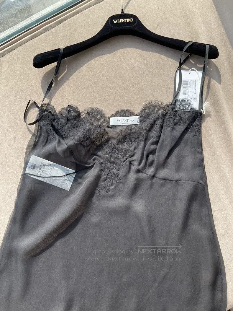 Valentino Valentino Black silk suspender underwear Size M / US 6-8 / IT 42-44 - 2 Thumbnail