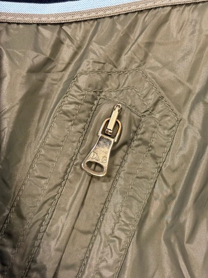 Dolce & Gabbana 2000s Dolce & Gabbana Khaki & Beige Track Jacket Size US M / EU 48-50 / 2 - 9 Thumbnail