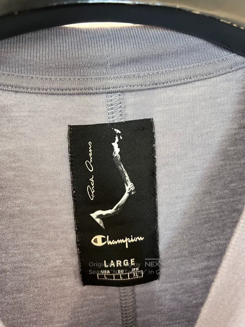 Rick Owens RICK OWENS Champion embroidered short-sleeve T-shirt, size Size US L / EU 52-54 / 3 - 4 Thumbnail