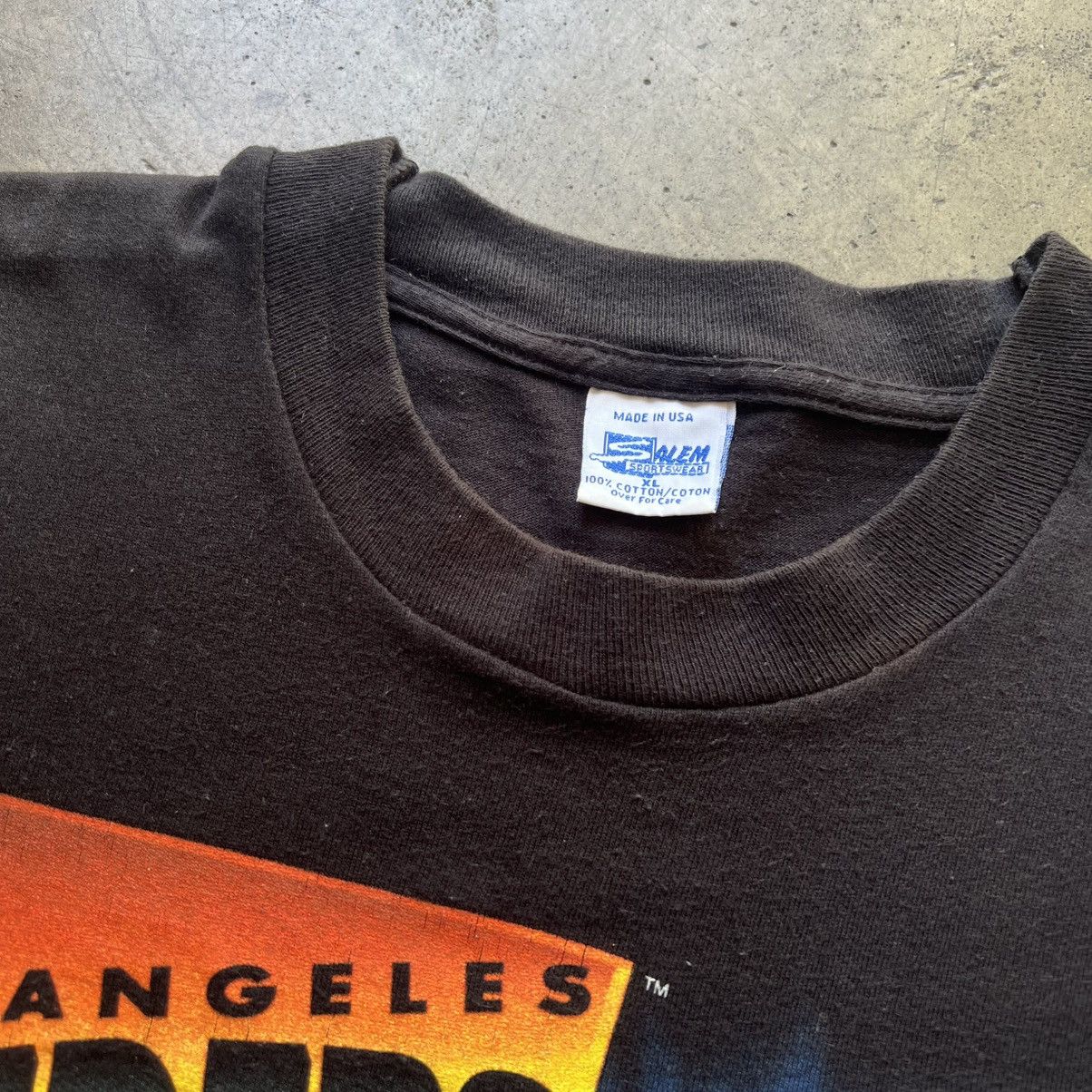 NFL × Vintage VTG 1994 Los Angeles Raiders Salem NFL Tee Shirt Size US XL / EU 56 / 4 - 7 Thumbnail
