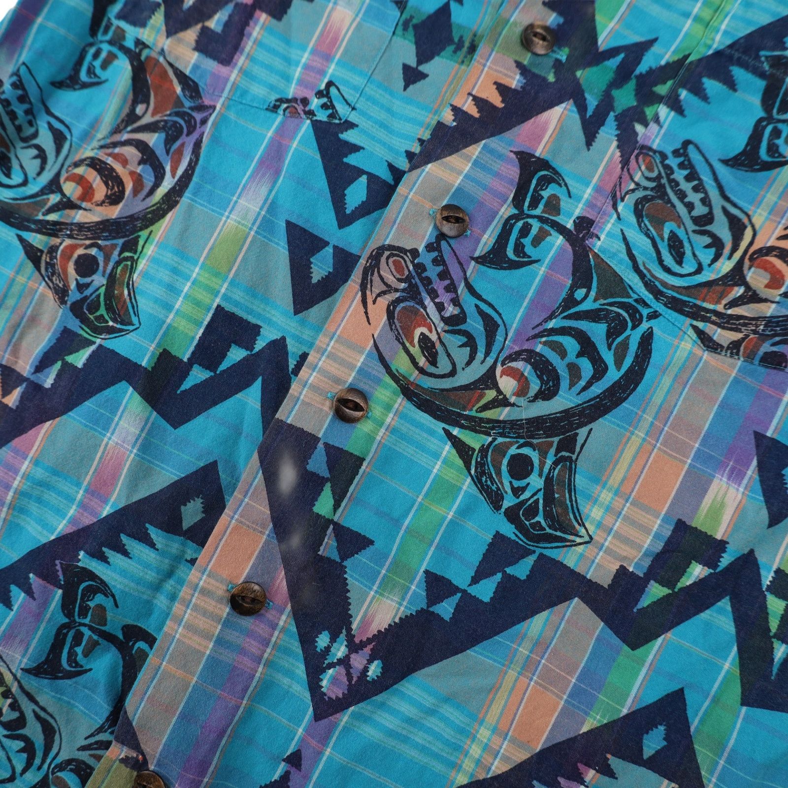 Polo Ralph Lauren Polo Ralph Lauren Aztec Indigenous Print Button Up Shirt Size US M / EU 48-50 / 2 - 4 Thumbnail