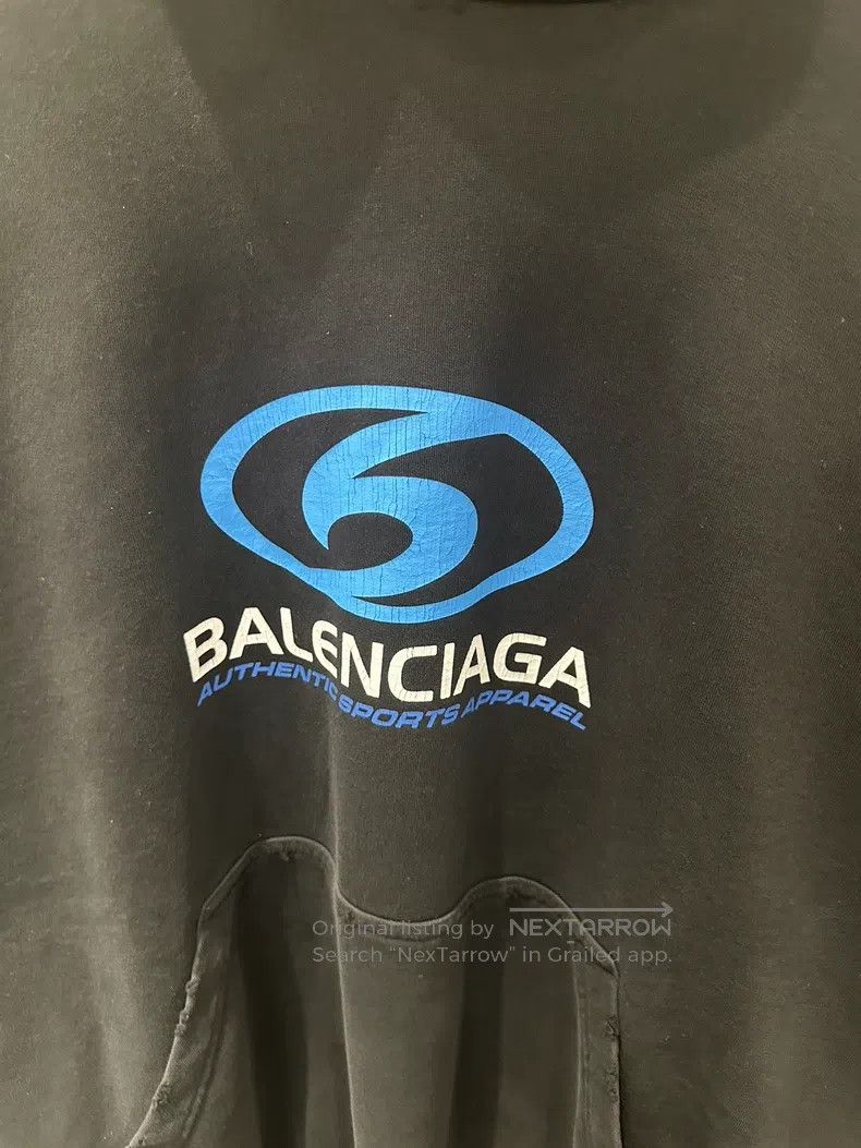 Balenciaga Balenciaga Surf logo hoodie Size US L / EU 52-54 / 3 - 3 Thumbnail