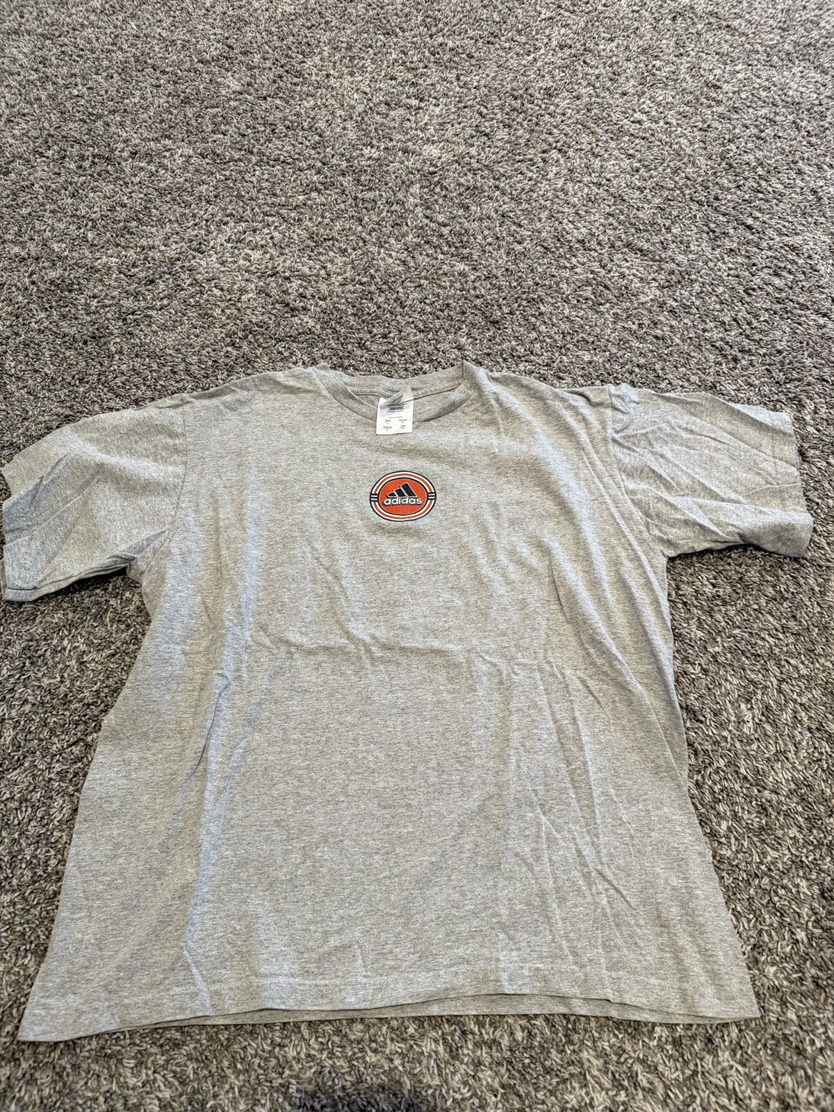 Adidas × Vintage Vintage Adidas logo tee Size US L / EU 52-54 / 3 - 1 Thumbnail