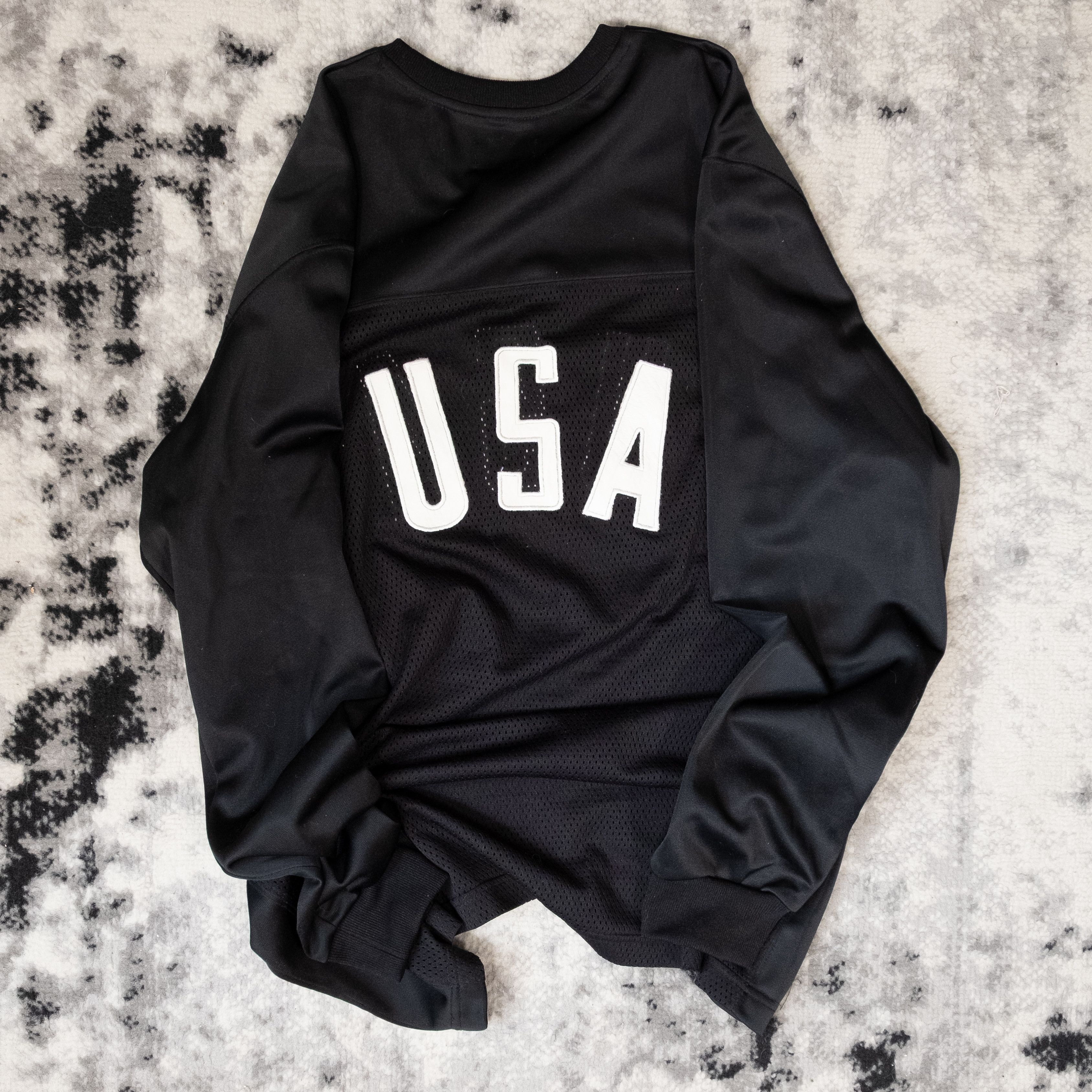 Japanese Brand × Stampd Stampd Black USA Panel Long Sleeve Jersey Size US L / EU 52-54 / 3 - 2 Thumbnail