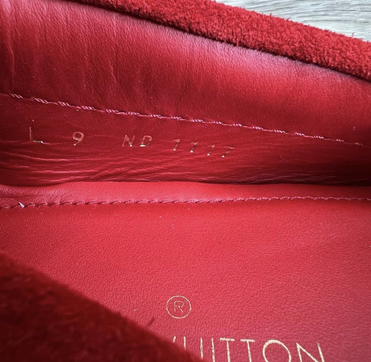 Louis Vuitton Louis Vuitton Hockenheim Red & Black Woven Loafers J41 Size US 9.5 / EU 42-43 - 6 Thumbnail
