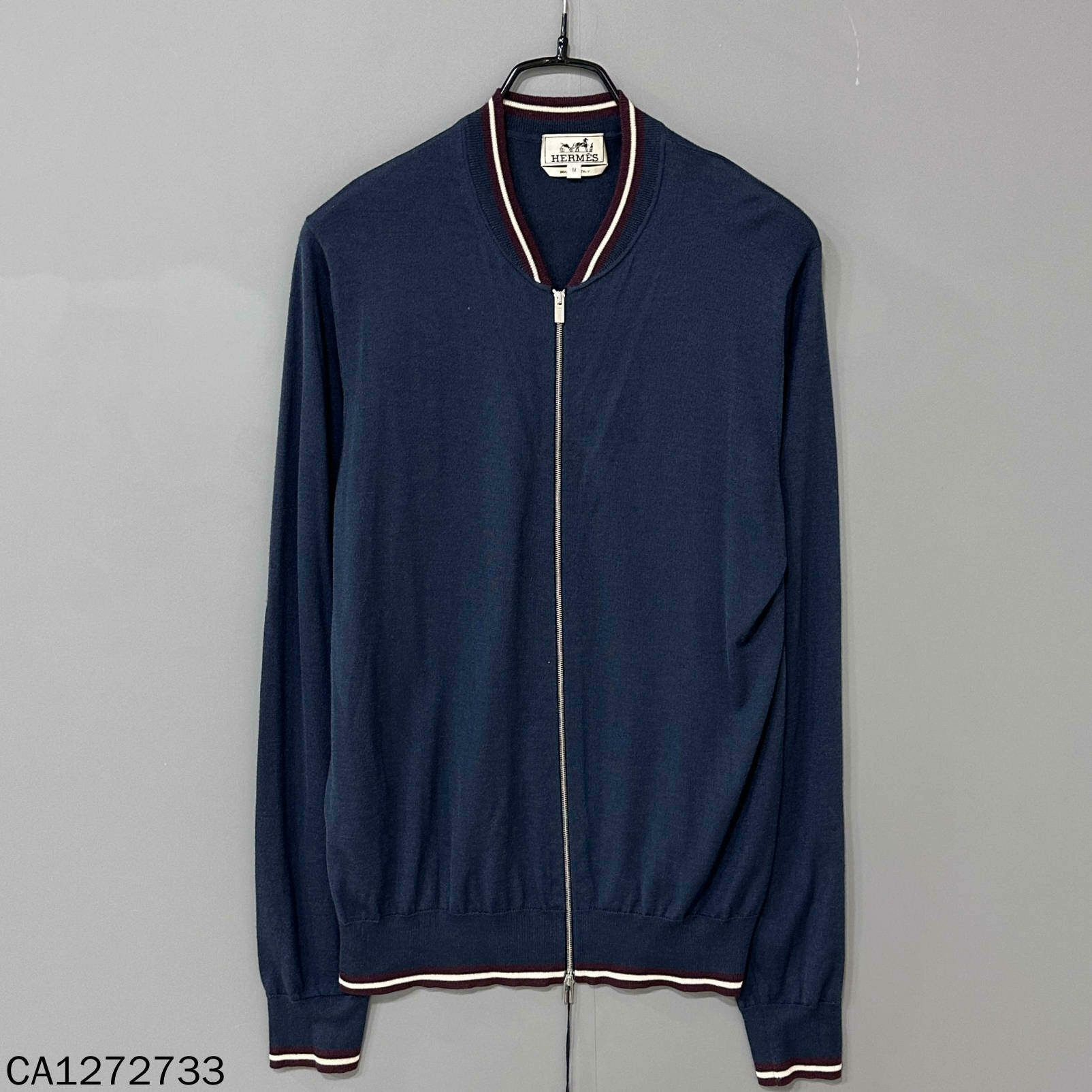 Hermes Hermes Blue Jacket M Women Size M / US 6-8 / IT 42-44 - 1 Thumbnail