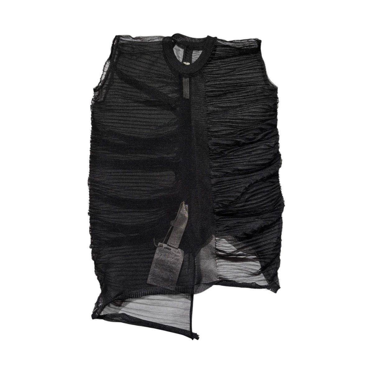 Rick Owens SS18 dirt runway sheer ruffled tank Size US M / EU 48-50 / 2 - 1 Thumbnail