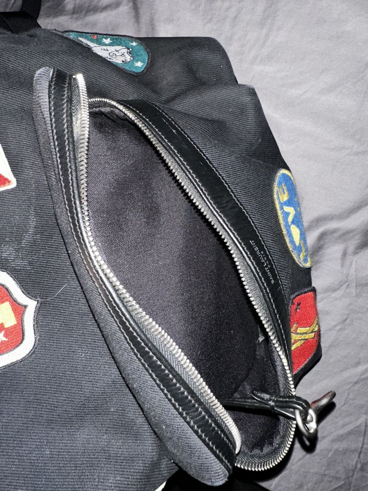 Yves Saint Laurent Yves Saint Laurent Twill Patches City Backpack Size ONE SIZE - 9 Thumbnail
