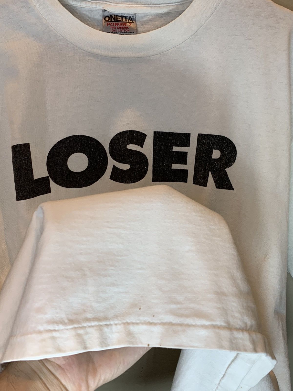 Band Tees *RARE* Vintage 1988 Sub Pop LOSER Kurt Cobain Nirvana Shirt Size US XL / EU 56 / 4 - 6 Thumbnail