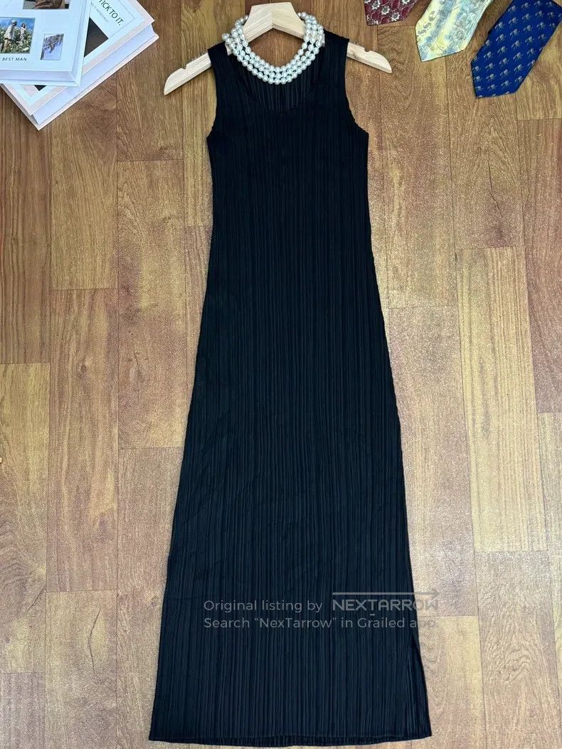 Issey Miyake Issey Miyake Black Pleated Dress Size S / US 4 / IT 40 - 5 Thumbnail
