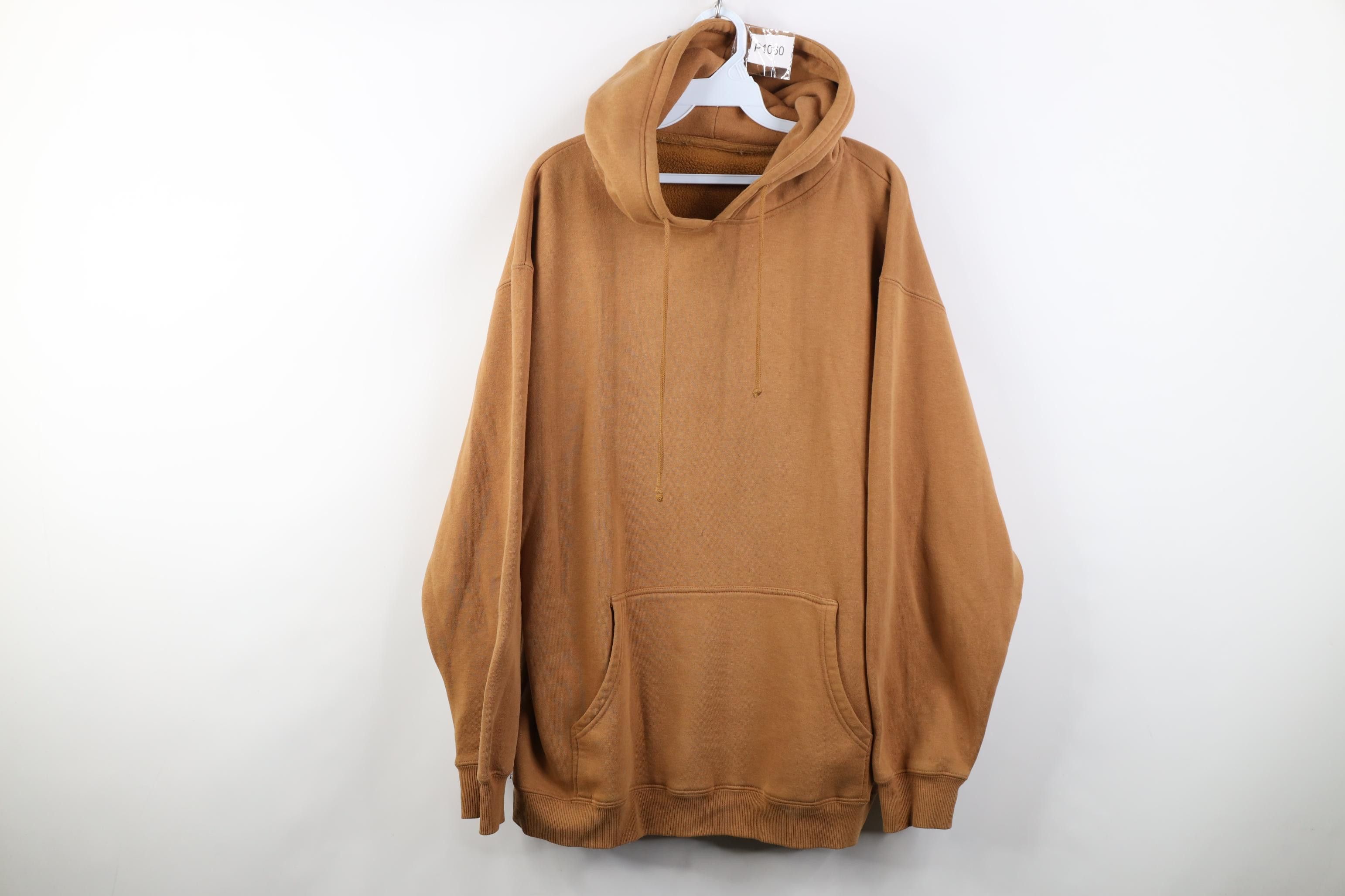 Vintage Vintage 90s Y2K Streetwear Sun Blank Hoodie Sweatshirt Size US XL / EU 56 / 4 - 1 Thumbnail