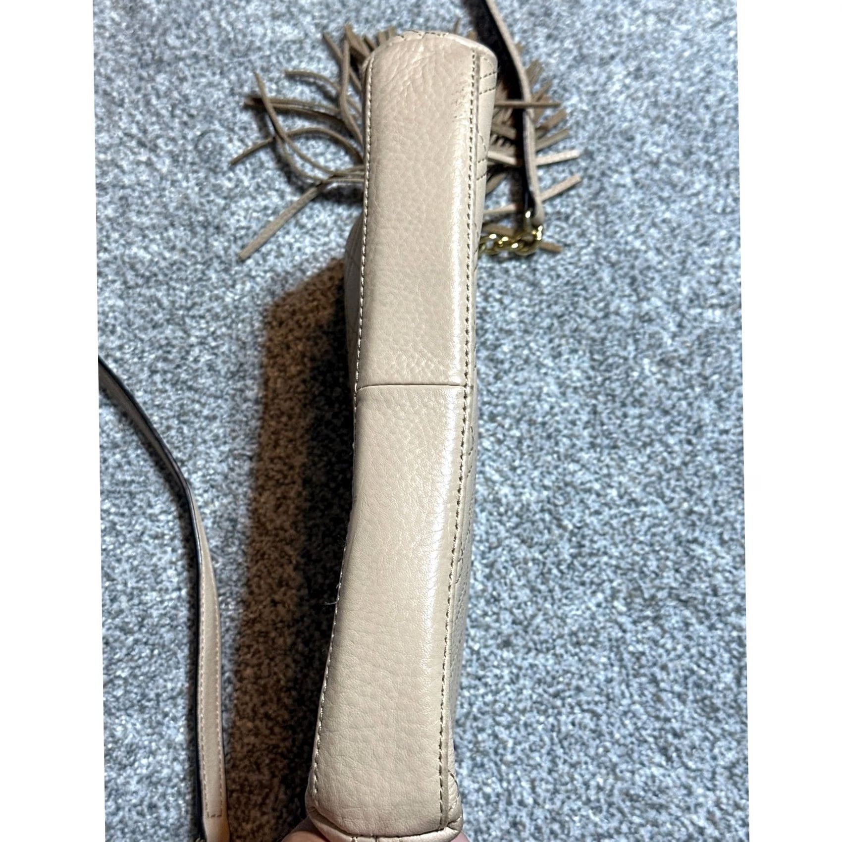Calvin Klein Calvin Klein Crossbody Bag Beige Women Crossbody Quiet Luxury Corporate Chic Twee Preppy Old Money Rectangle Gold Hardware Modern Casual Size ONE SIZE - 7 Thumbnail