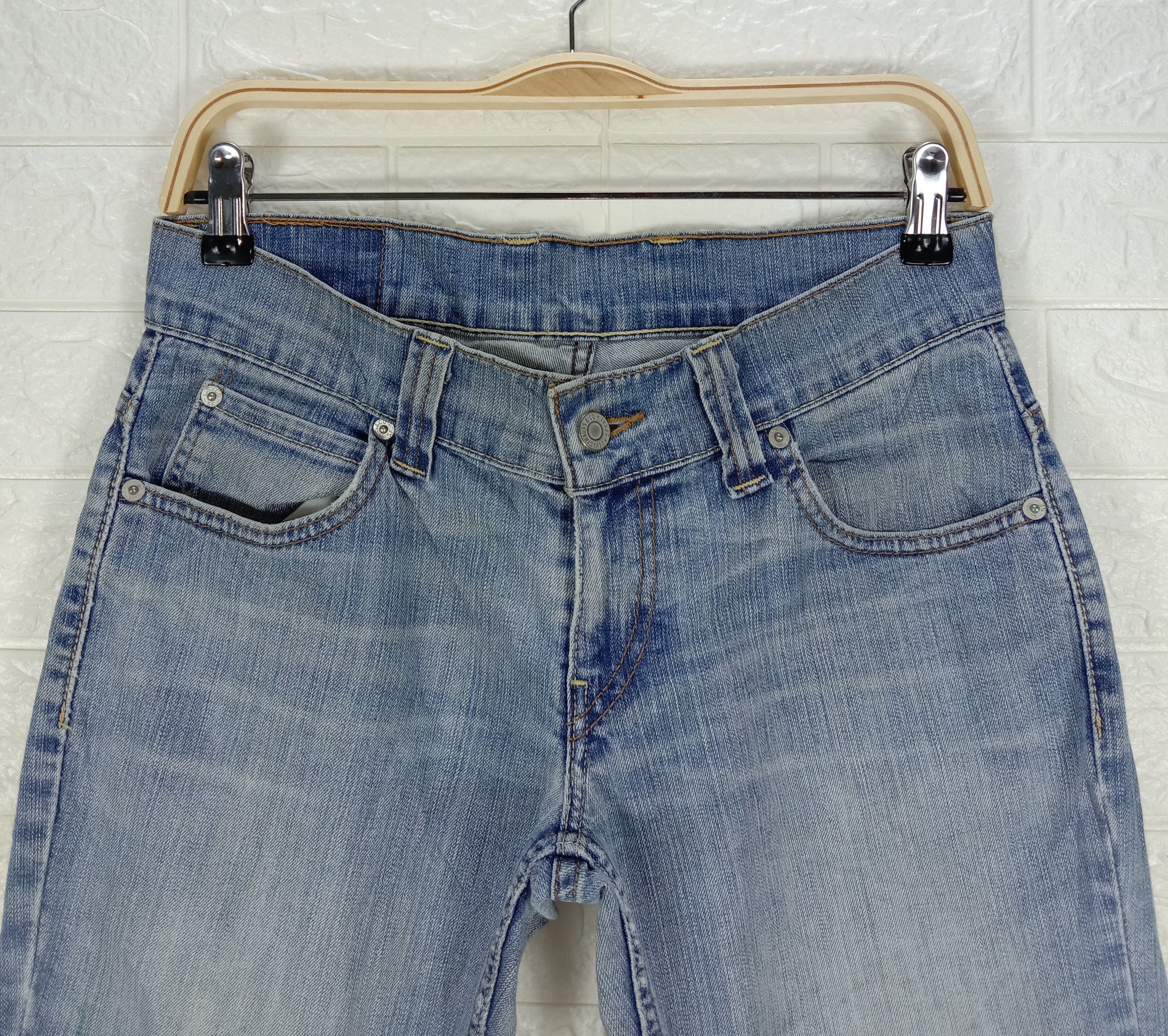 Levi's Vintage Levi's 502 Jeans Light Wash Taper Fit Denim Size 29" - 2 Thumbnail