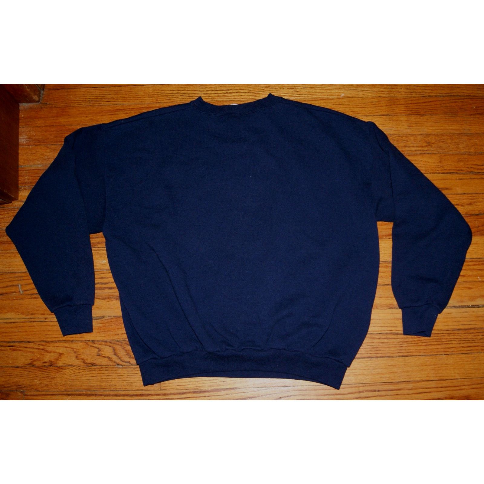 Vintage VTG Farm Red Barn Sunflowers Womens Blue XL Sweatshirt USA Size US XL / EU 56 / 4 - 5 Thumbnail