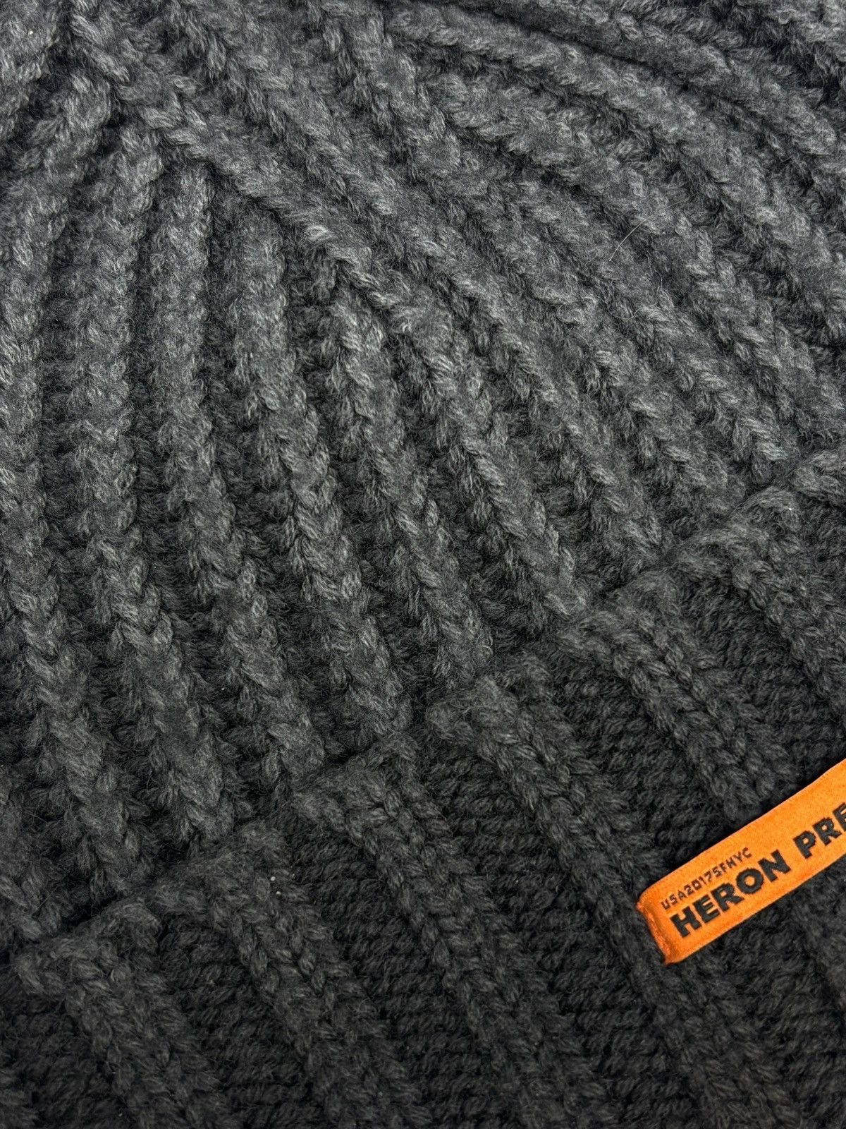 Heron Preston 🔥 HERON PRESTON RIBBED KNIT HAT FADE EFFECT RARE DESIGN Size ONE SIZE - 3 Thumbnail