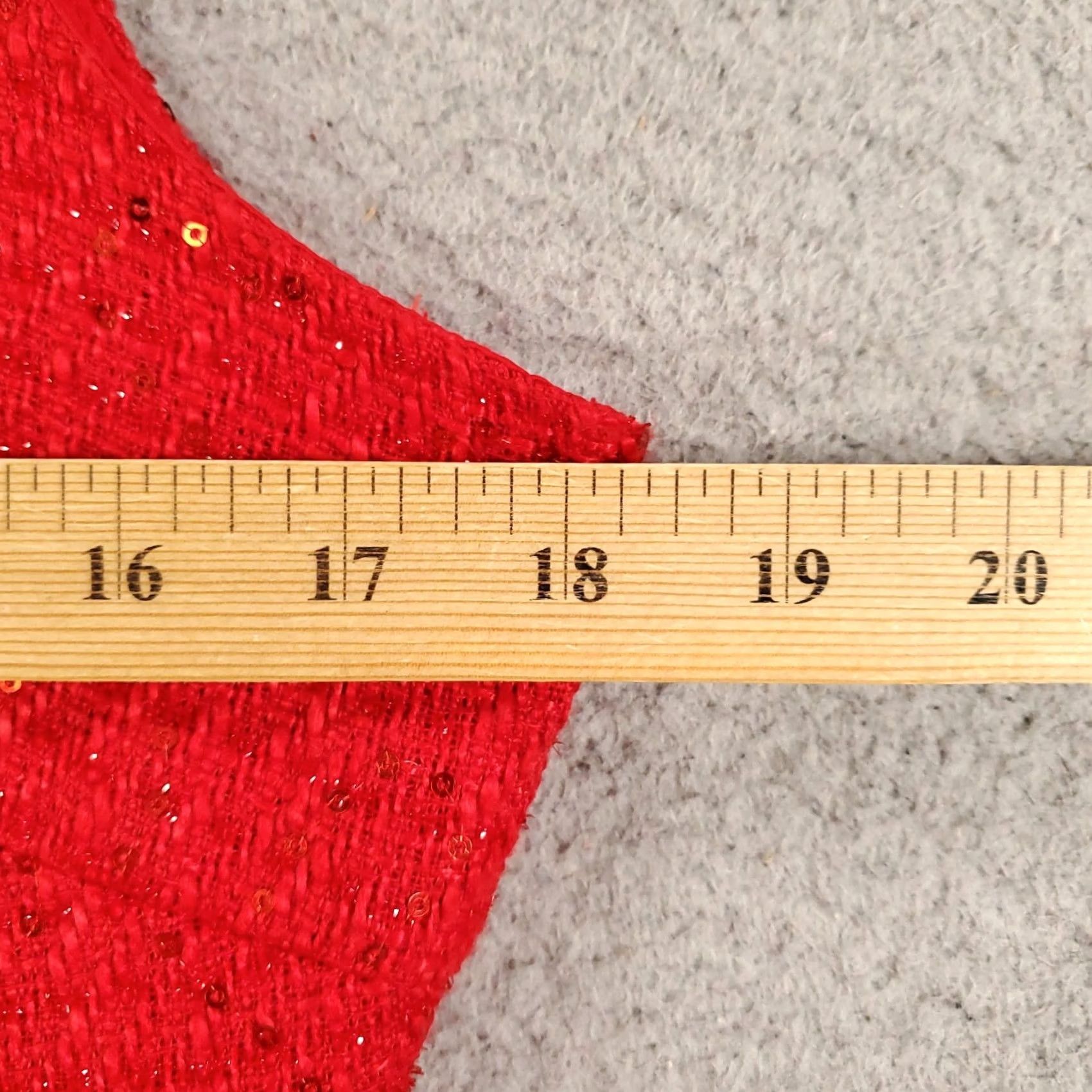 Vintage VINTAGE? New Le Lis Collection Dress Womens L Red Sparkle Sequin Mini Back Zip Lined Size L / US 10 / IT 46 - 6 Thumbnail