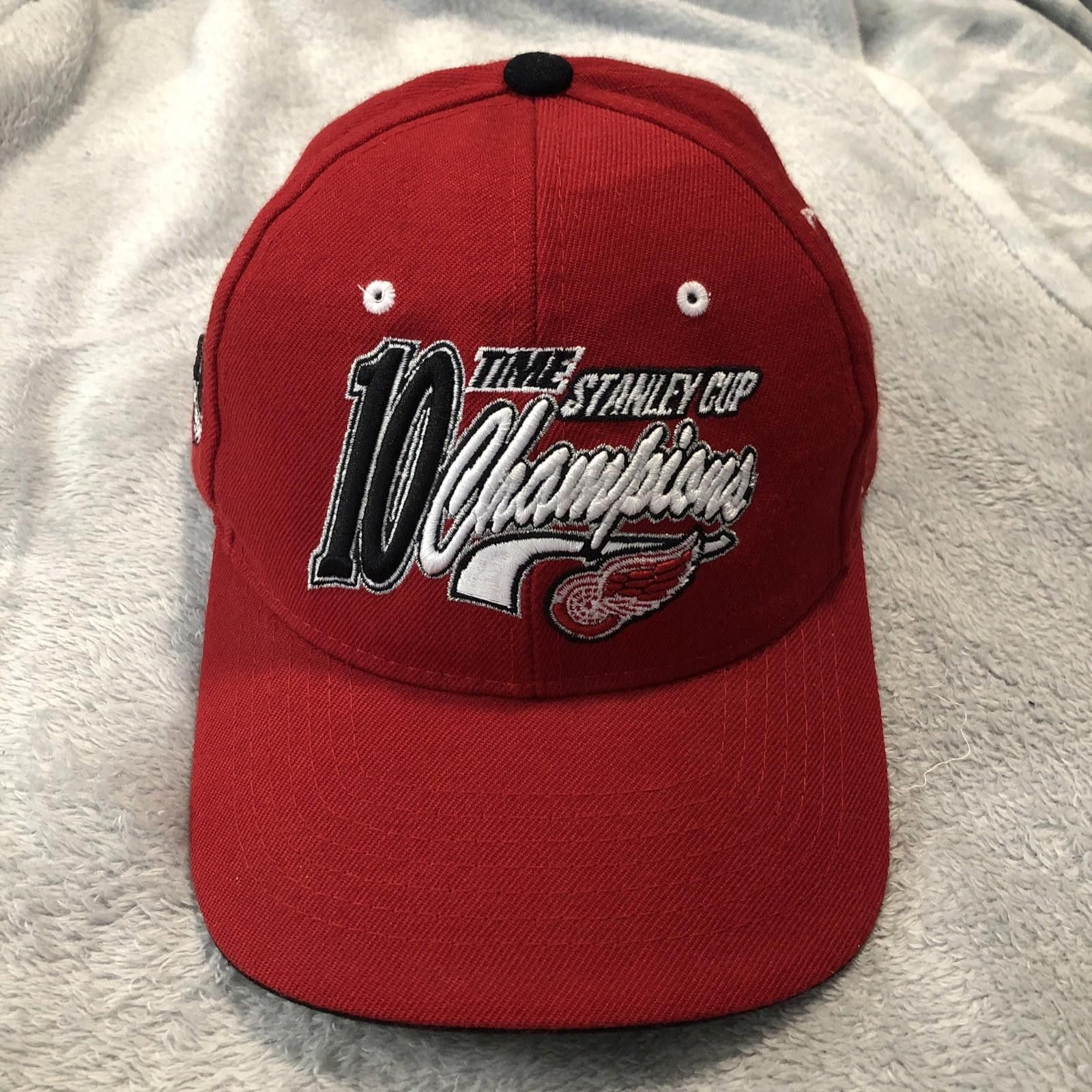 Zephyr 10 Time Stanley Cup Champions Detroit Red Wings Hat Zephyr Size ONE SIZE - 1 Thumbnail