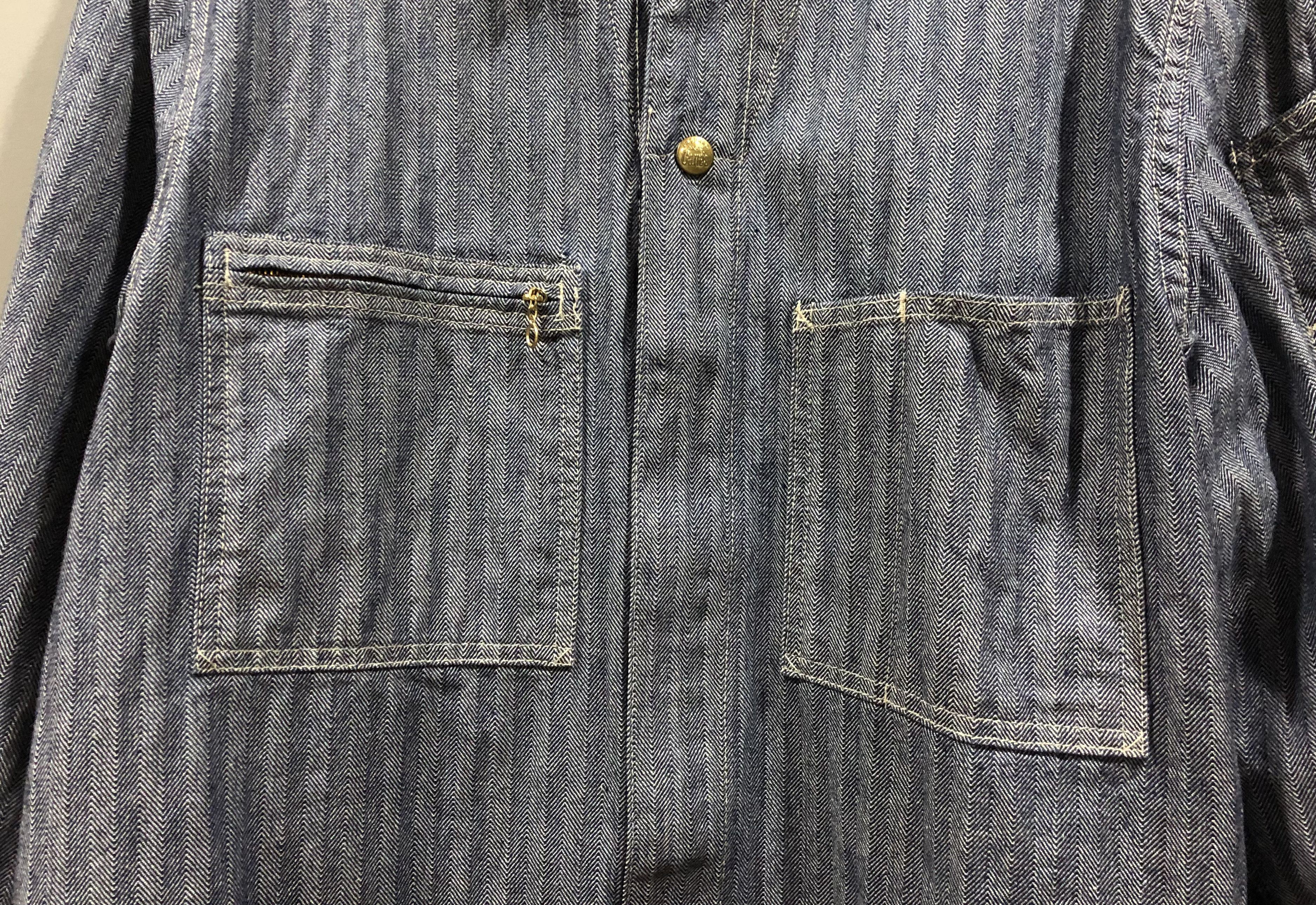 Sugar Cane Sugar Cane HBT Herringbone Twill Selvedge Work Jacket Size US M / EU 48-50 / 2 - 9 Thumbnail