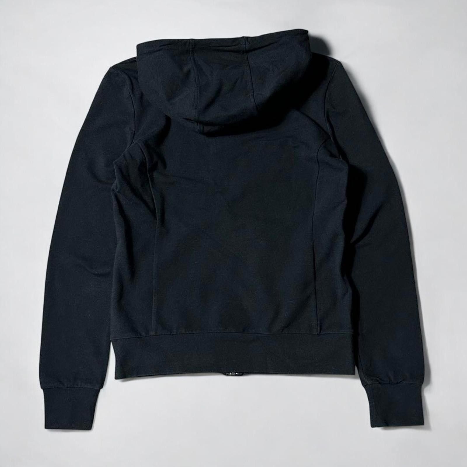 Prada Prada - Black Hooded Zip-Up Sweatshirt Size M / US 6-8 / IT 42-44 - 5 Thumbnail