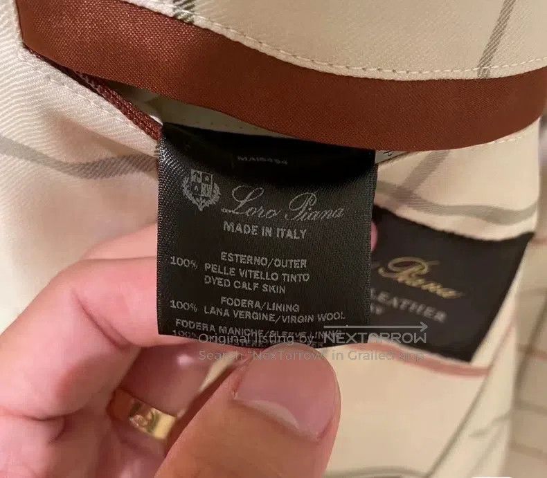 Loro Piana Loro Piana Men's Leather Jacket Size US L / EU 52-54 / 3 - 8 Thumbnail